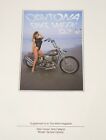 In The Wind Magazine Poster Lot  21  X 15-1 2  Harley Davidson Motorcycle Girl  