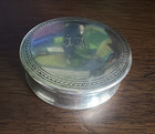 Antique Continental Italian 800 Silver Pill Snuff Box Monogrammed Jm  20 9 Grams