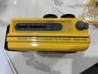 Sony Walkman Sports Wm-f45 Am fm Stereo Cassette Player W  Headphones Yellow