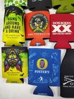 Beer Koozie Lot Of 27 Can Bottles 12oz 24oz Budweiser Miller Nfl Texas Assorted
