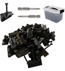 Hidden Fastening System Deck Fasteners  1250 Pack Black Plastic 1 29x0 23x0 55