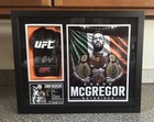 Conor Mcgregor Signed Ufc Glove Shadow Box Coa Icon Black 1 10 Custom Art