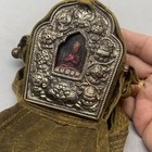Tibetan nepalese Brass Gau Box Pendant   Vintage Buddha Amulet Bag  handmade 