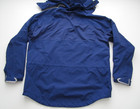 Mens Large Zero Restriction Jacket Tour Series Hooded Blue Shell Waterproof Golf