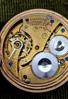 Antique Waltham Pocket Watch Dennison Gold Filled Case Runs For Restoration