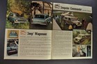 1970 Jeep Brochure Jeepster Commando Cj-5 6 Universal Wagoneer Gladiator Pickup