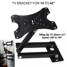 New Swivel Tv Wall Bracket Mount For 14 22 26 32 40 42 Inch Lcd Led Plasma Us