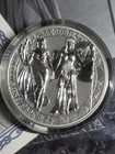 2019 2 Oz Allegories Columbia   Germania Bu Silver Coin With Coa 1 2500