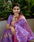 Designer Saree Blouse South Indian Wedding Sari Ready Made Party Bollywood Bride