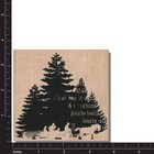 Rubber Stamps  Christmas Horse Collage  Holiday xmas media snow tree bells words
