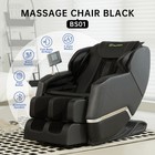 Real Relax Full Body Zero Gravity Shiatsu Recliner Electric Massage Chair  Black