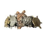 Vtg Turtles Mixed Metal Hair Barrette French Clip Made In Usa K   T   New