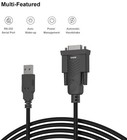 Benfei Usb To Serial Adapter  Usb To Rs-232 Male  9-pin  Db9 Serial Cable