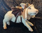 Ooak Needle Felted Steam Punk  when Pigs Fly  Piglet Art By Stevi T