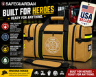 Safeguardian Firefighter Turnout Gear Bag Heavy Duty Fire Equipment Duffel Khaki