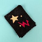 Antique Folk Art 1920   s Felt Sewing Needle Case W Wool Pages