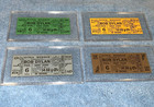 Bob Dylan 4 Full 1966 Unused Original Concert Tour Tickets Syria Mosque Ephemera