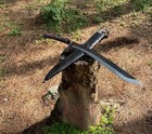 Custom Handmade 32   Survival Viking Sword   Carbon Steel Blade   Hunting Sword