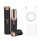 Finishing Touch Flawless Women s Painless Hair Remover Compact Hair Razor  Blush