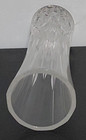 Vintage Elegant Designed Clear Glass Vase 7 1 2 