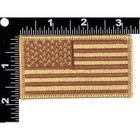 American Flag Patch - Subdued Desert Sand Tan - Sew-on Tactical Patch