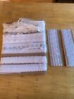 Lot Bulk Lace  Eyelet Trim  1-6 Yards