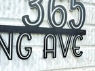 Personalized Engraved House Number Sign   Yard Sign Street Address Plaque Hdpe