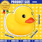 Jumbo Giant Duck - Large Rubber Duck  13 Inch  Yellow  Gender Reveal Party  Bath