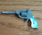 Vintage 1920 s Miniature Pinfire Pearl Handle Pistol Cap Gun Keychain Watch Fob