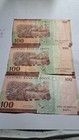      3 X Used Bank Of Oman One Hundred Baisia   No1    