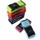 1pc Adjustable Luggage Strap With Password Lock Anti-theft Suitcase Packing Belt