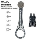 Klein Tools Slim Profile Magnetic Mini Ratchet