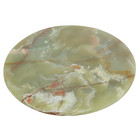 Green Round Marble Lazy Susan Rotating Serving Tray Turntable Table Centre Piece