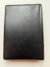 Filofax Boston Pocket Slim Organizer Black Deluxe Nappa Leather Euc