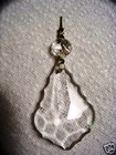 12 - 2 1 2   French Aaa 9   Cut Lead Crystal Prism Chandelier Lamp Part Sil