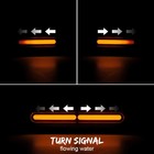 12-80v Dual Color Motorcycle Scooter Amber Color For Turn Signals And Red Color