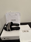 Christian Dior Dway Slide Sandals Size 38