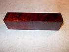 Wooden Honduran Rosewood Burl Block Gun Grips Knife Scales Box Tops -a51