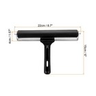 8 Inch Rubber Roller Brayer Hard Rubber Tools For Wallpaper Printmaking Black