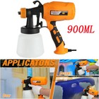 900ml Electric Spray Gun Airless Hvlp Paint Sprayer Handheld Diy High Pressure