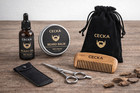 Beard Grooming Kit For Men Beard Care Set Comb Brush Oil Balm Scissors Gift Set