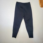 No Brand Women s Black Tight Fit Leggings With Inside Green Size  M Yoga Pants