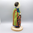 Navajo Folk Art-sheep In Navajo Blanket By Marvin Jim-native American