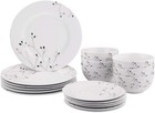 18-piece Kitchen Dinnerware Set  Plates  Dishes  Bowls  Service For 6  Branches