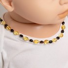 Multicolour Amber Baby Necklace     Unisex-  Natural Stone  Gift  Healing 6mm