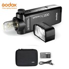 Us Godox Ad200 2 4 Ttl Pocket Flash Light Speedlite Double Head With Carry Case