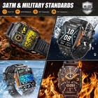 Military Smart Watch Men Fitness Tracker Bluetooth Smartwatch For Iphone Samsung