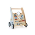 Wooden Baby Activity Walker Anti-o-leg Design With Storage For Toddlers