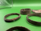 Lot Of 8 Ancient Byzantine   Other Medieval European Bronze Rings Lot 7