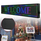 Led Sign 40  X 8   Scrolling Message Display Board 7 Color Programmable